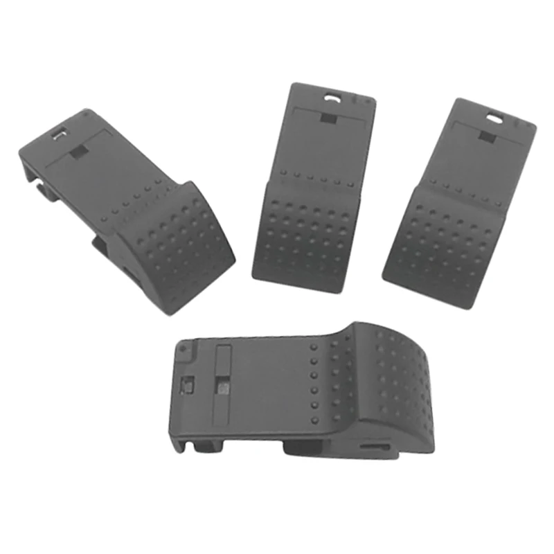 4 pces porta menção fechadura da porta pino tampa botões de bloqueio da porta sem parafuso para citroen zx elysee estilo do carro preto-l48a