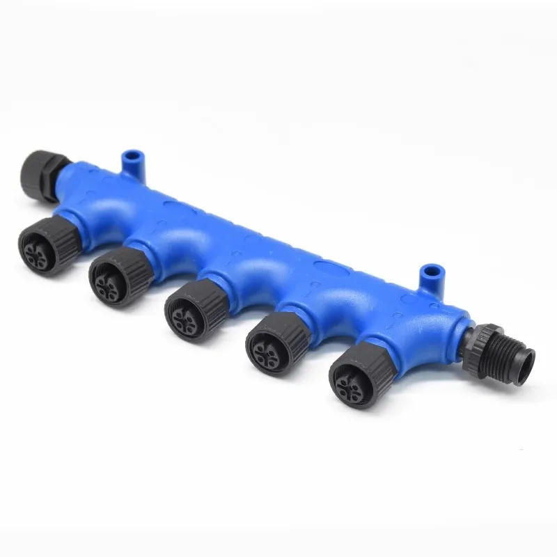 Outdoor NMEA 2000 5-pins connector voor marinejacht Gebruik Waterdicht IP68 3-weg T-type 3 4 5 6 7 8-poorts schepenconnector 4A 250V-stekker