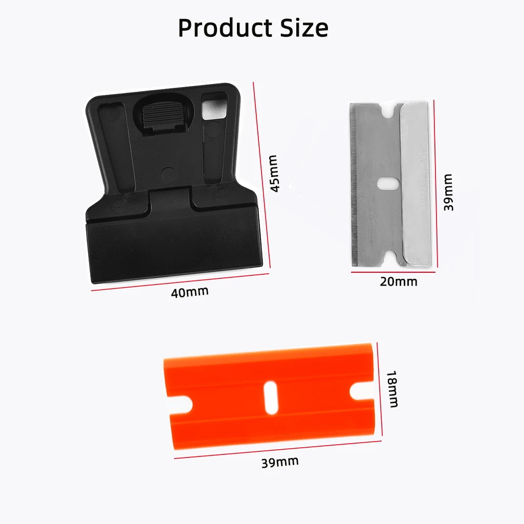 Mini Scraper, Plastic Push Cutter, Single Edge Blade Holder, Cleaning UV Adhesive, Computer Repair,  Plastic Double-sided Blade