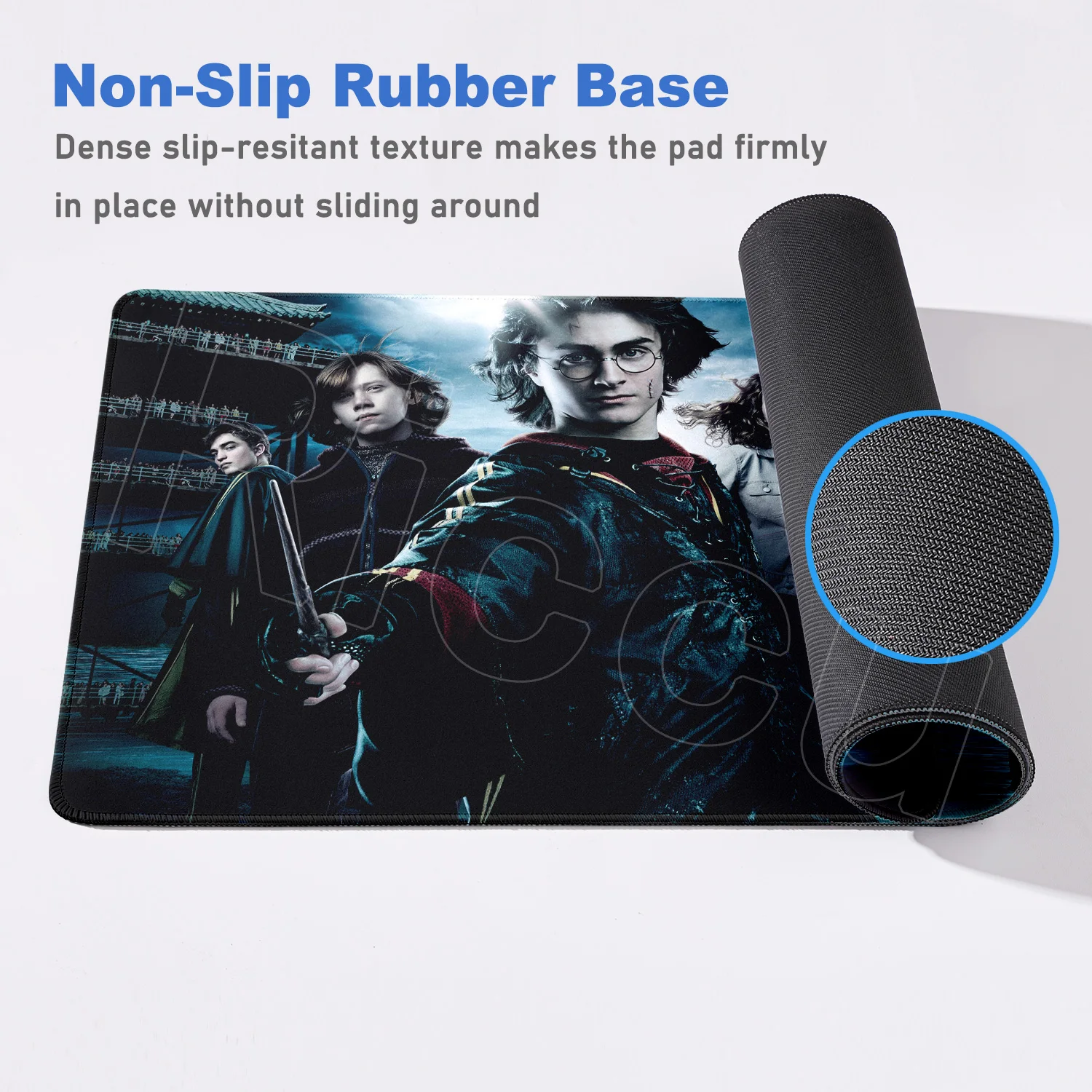 Harry Potter Mouse Pad Lock Edge Gaming Keyboard Mousepad Large Computer Gaming Rubber Art Table Pad Laptops Decoration Mausepad