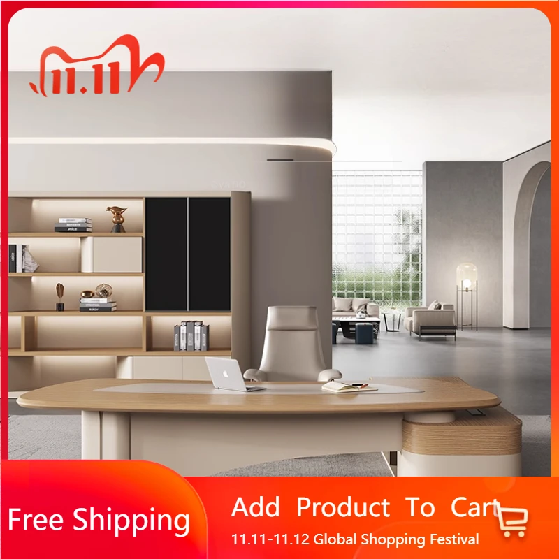 

Throne Modern Office Desk Luxury Conference Secretary Stand Up Office Desk Reception Designer Meuble Bureau Trendy Furniture