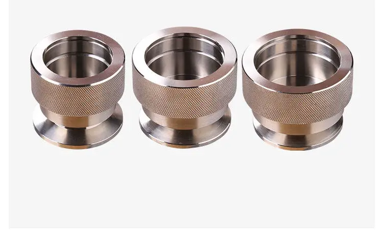 SS Quartz Pipe Joint, KF16 KF25 Flange Connection, Stainless Steel