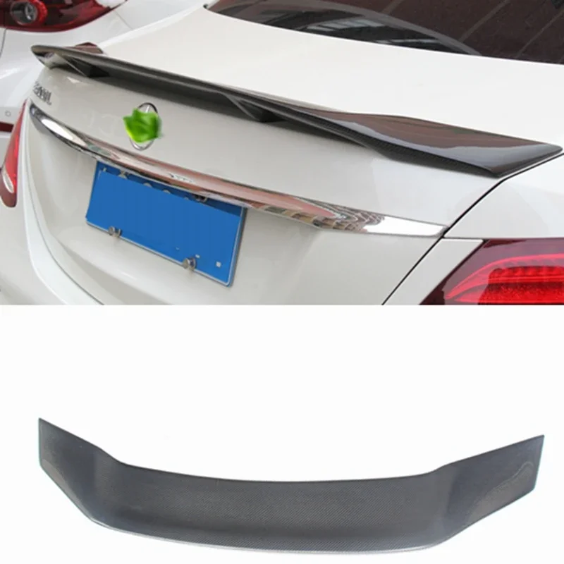 For Mercedes Benz E Class W213 E63 Rear Trunk Spoiler Wing Brilliant Quality Carbon Fiber R Style Rear Spoiler