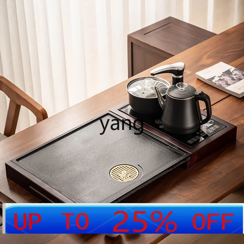 

LH automatic imitation Wujinshi tea tray household tea table kettle integrated tea set