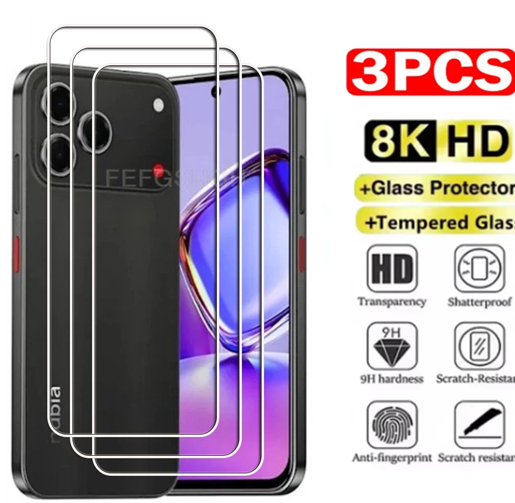 3PCS 9H HD Tempered Glass For ZTE Nubia V80 Design NubiaV80Design NubiaV80 V80Design BladeV80 Vita Screen Protector Film