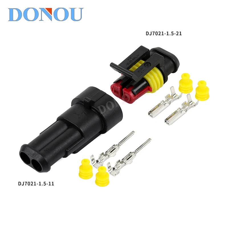DJ7021-1.5-11/21 Auto connector Waterproof plug AMP Waterproof connector male and female docking terminals