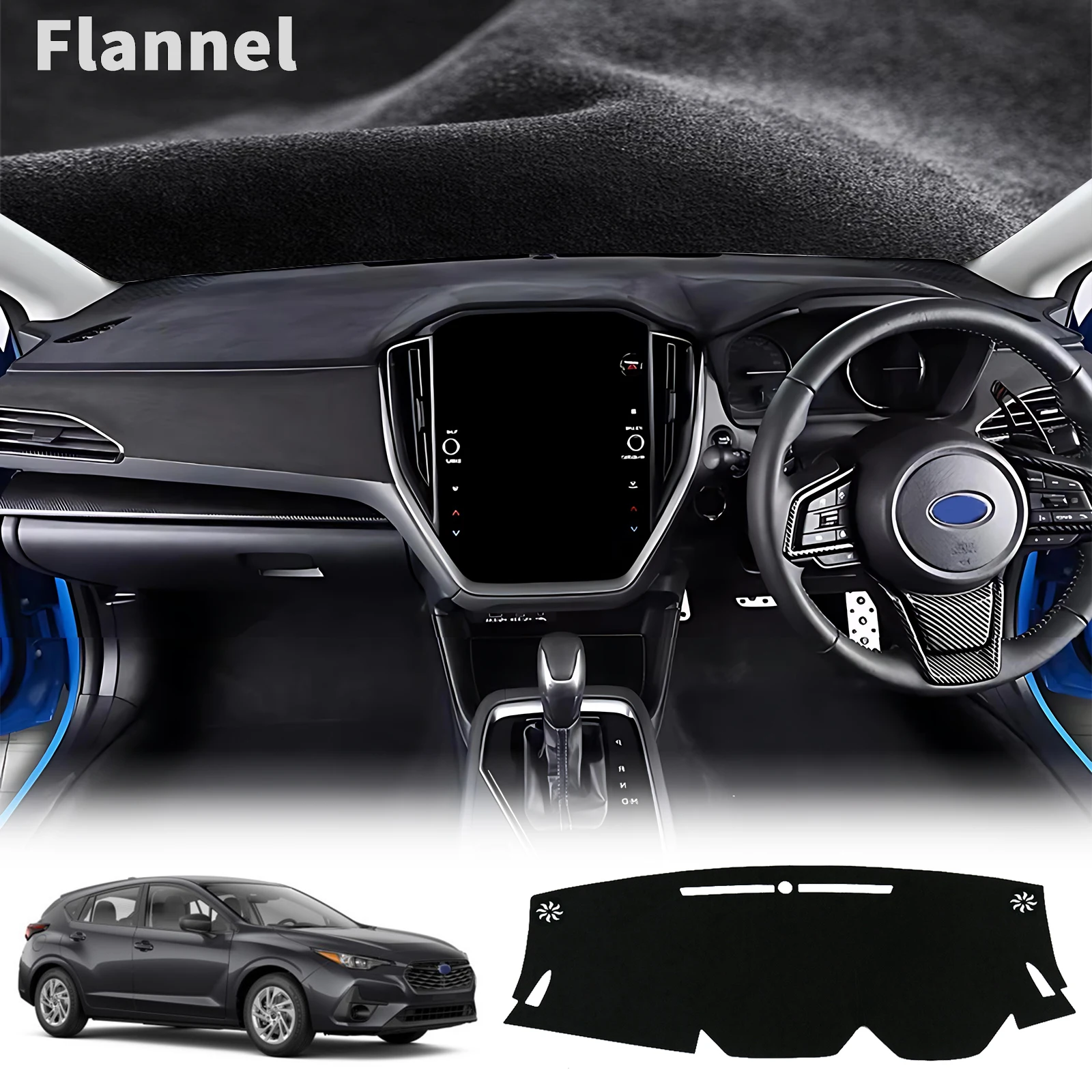 

Car Dashboard Cover Padfor Subaru Impreza 2024-2026 Dashmat Dash Mat Accessories Anti-Slip Sunshade Protective Carpet