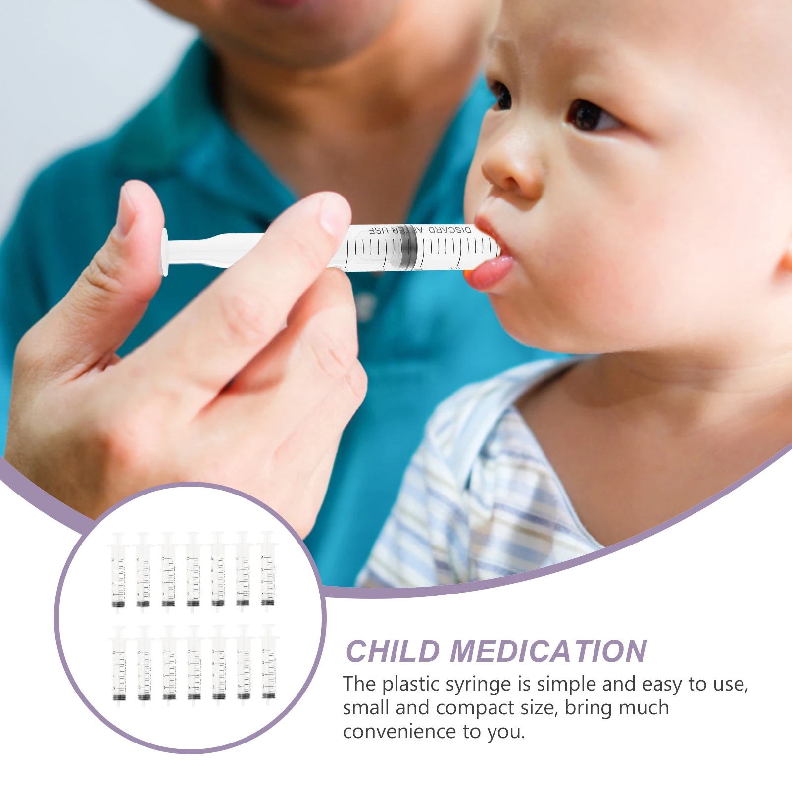 30Pcs Plastic for Measuring Needleless Liquid Dispensing Tool for Pets Baby Labs Use Needleless