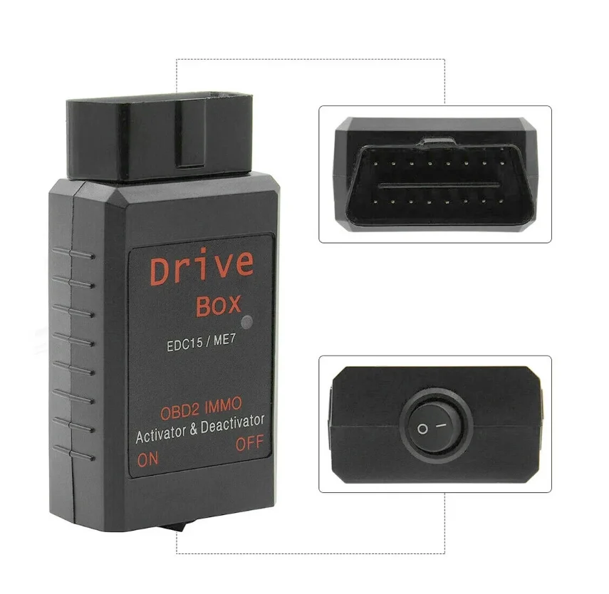 Drive Box EDC15/ME7 OBD OBD2 Immobilizer IMMO Activator & Deactivator Car Key Decoder EDC15 Control for Diesel Engines Universal