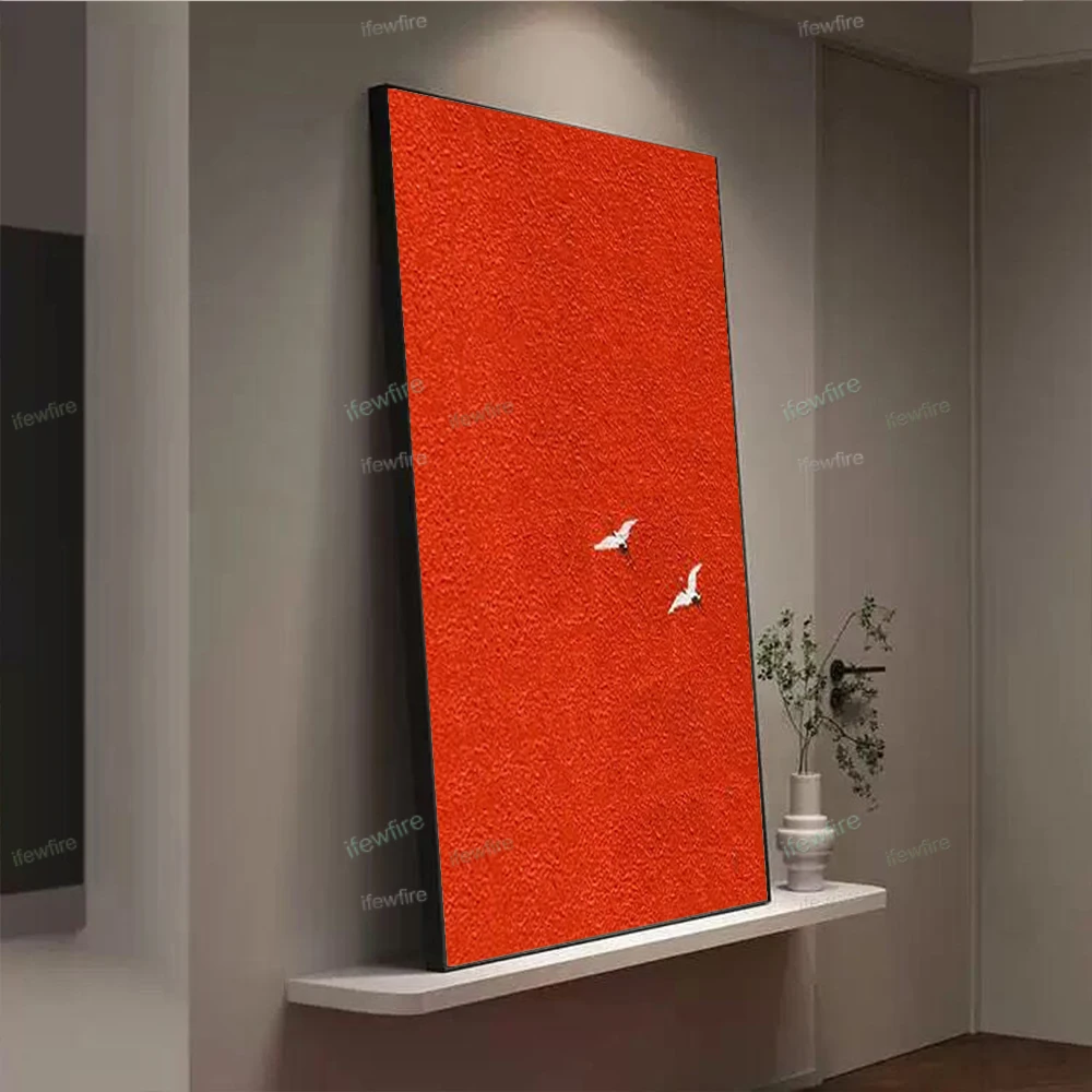 رسمت باليد مجردة النفط الطلاء على قماش لوحات الحديثة جدار صورة فنية لغرفة المعيشة ديكور أريكة عرض المدينة