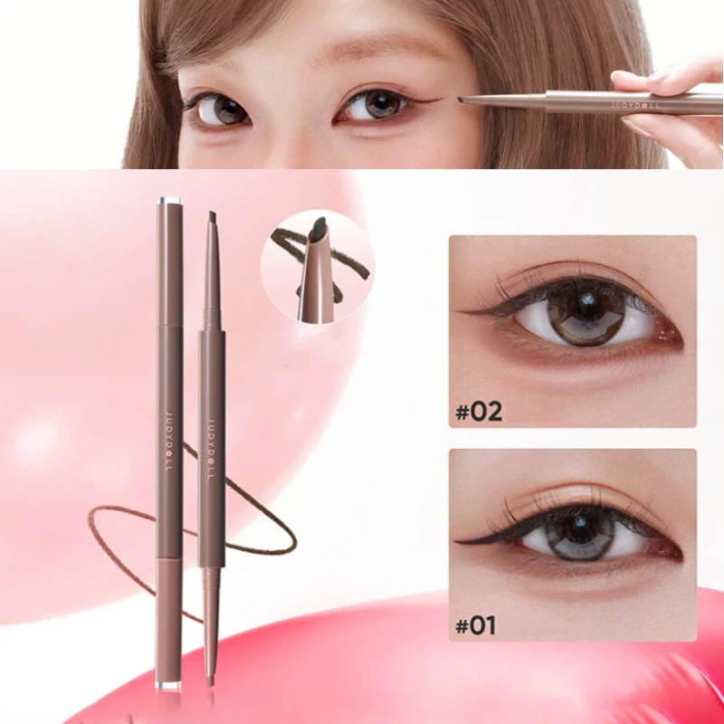 Judydoll Double Ended Eyeliner Lying Silkworm Gel Pen long Lasting Waterproof Non-Smudge Eyeliner Quick Drying Eye Makeup view 3