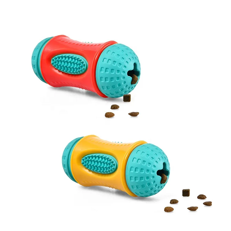 

Petstar Interactive Fetch Toss Durable Natural Rubber TPR Chew Leakage Food Pet Dog Treat Toy