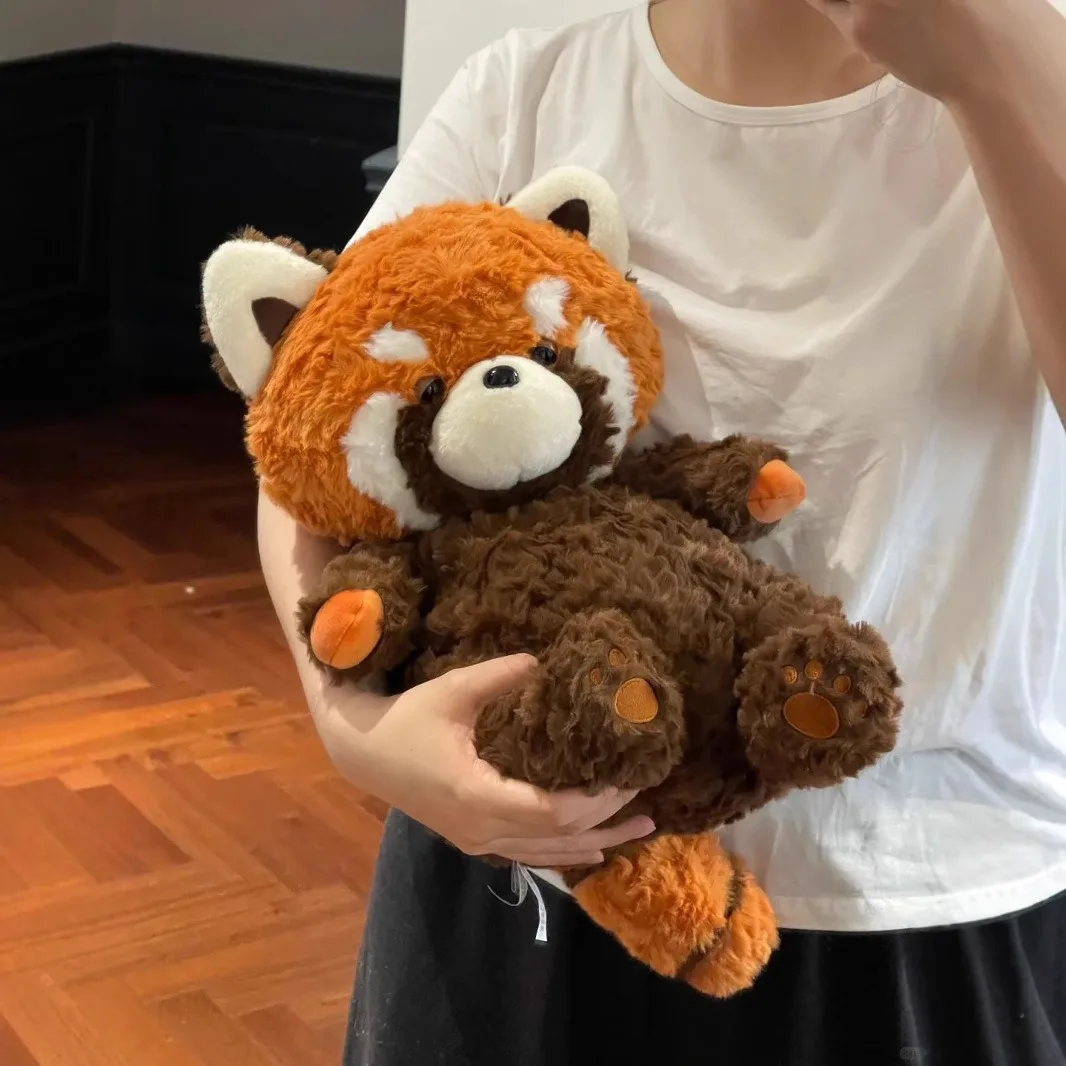 

Cute Red Panda Plush Anime Figures Doll Fashion Cartoon Raccoon Toy With A Girlish Charm Gift for Birthday Halloween Christmas