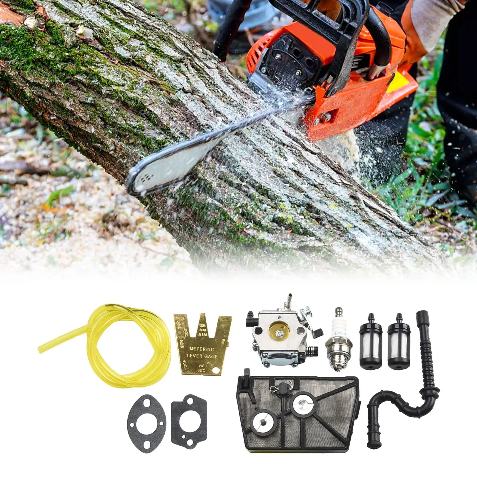 Imagem -03 - Stihl-kit Carburador para Substituição de Motosserra Peças para Ferramentas Elétricas Acessórios para Stihl 028 028av 028 Super Wood Chainsaw Wt16b Hu40