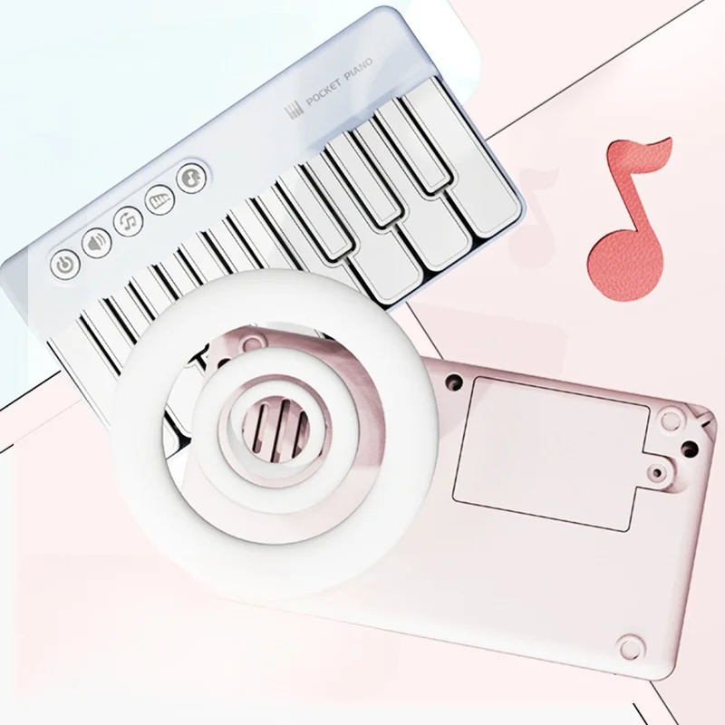 ミニポケット電子キーボード ポータブル キュート ゲーマー向け カスタム 教育用ピアノ おもちゃ 子供向けギフト ミニ電子オルガン