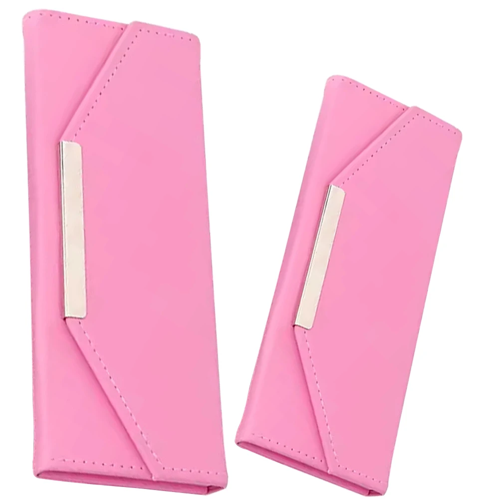 1pc Eyelashes Extension Tweezers Storage Bag Leather Portable Organizer Case False Eyelash Tool Organizer Lashes Accessories