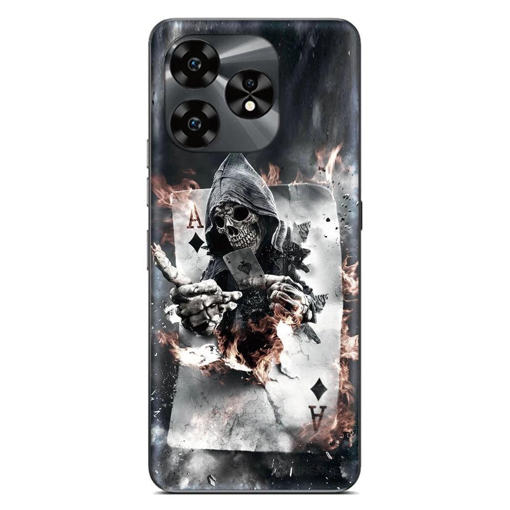 블랙뷰 웨이브 9C 8C 6C 샤크 9 컬러 6 8 오스칼 C80 C70 C30 프로 플랫 2 1C 타이거 13 12 10 폰 케이스용 카우 스컬 킹 커버