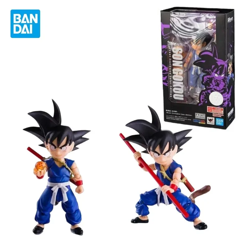 Original Bandai Dragon Ball S.H.Figuarts SHF Son Goku Event Exclusive Color Edition Anime Action Figure Model Toy Gifts In Stock