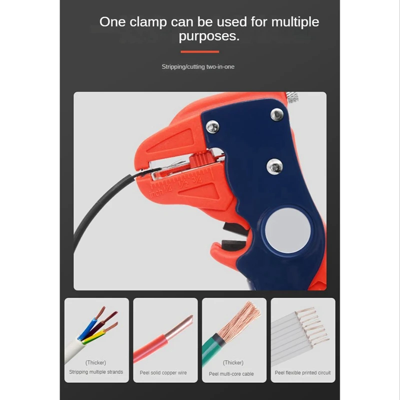 Multi-Functional Duckbill Automatic Wire Stripping Pliers Vise Pliers Paddle Wire Pliers Electrician Special