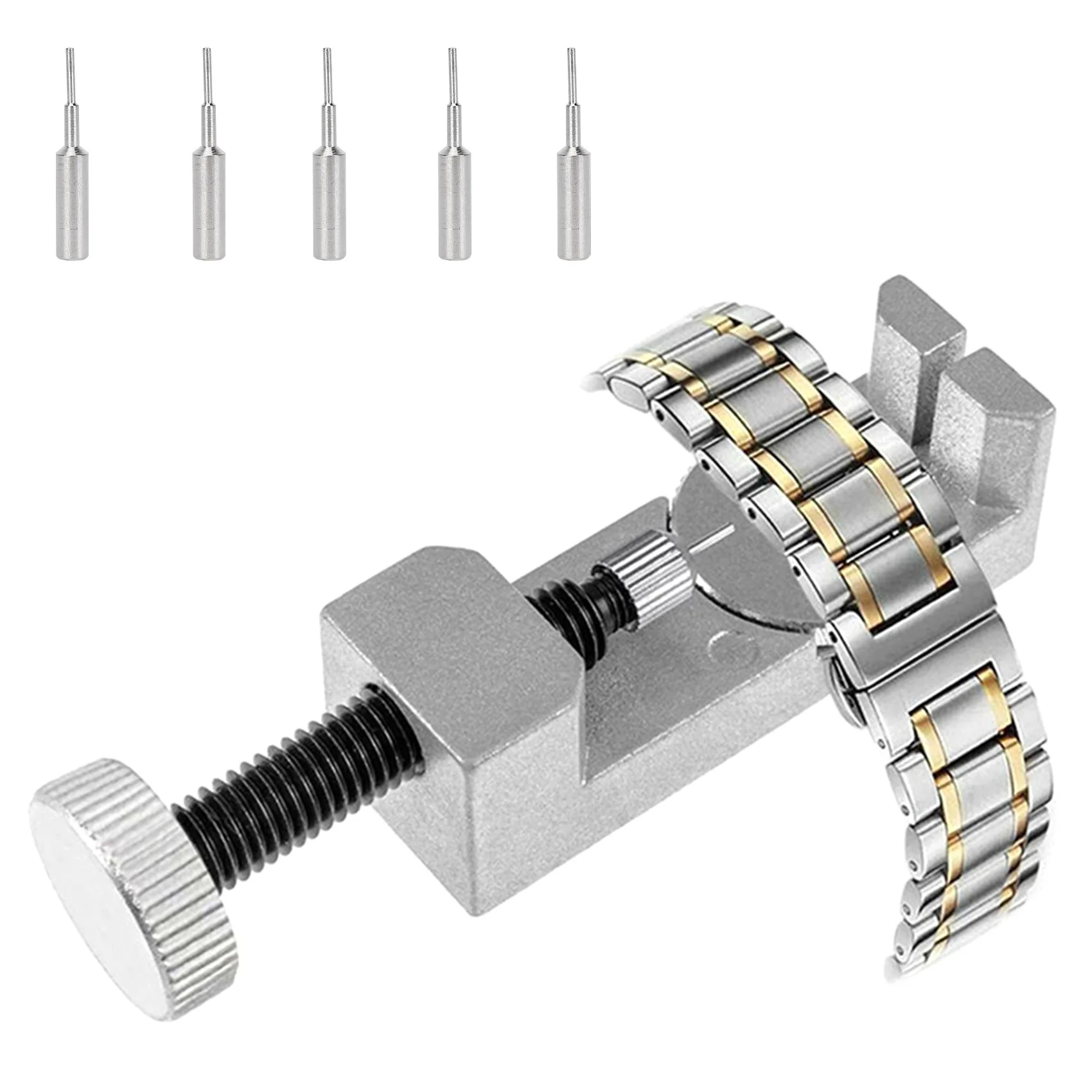 Activity Watch Link Remover Kit, Watch Band Removal Tool, Watch Sizing Tool, Watch Pin Removal Tool with 12 Extra Punch Pins