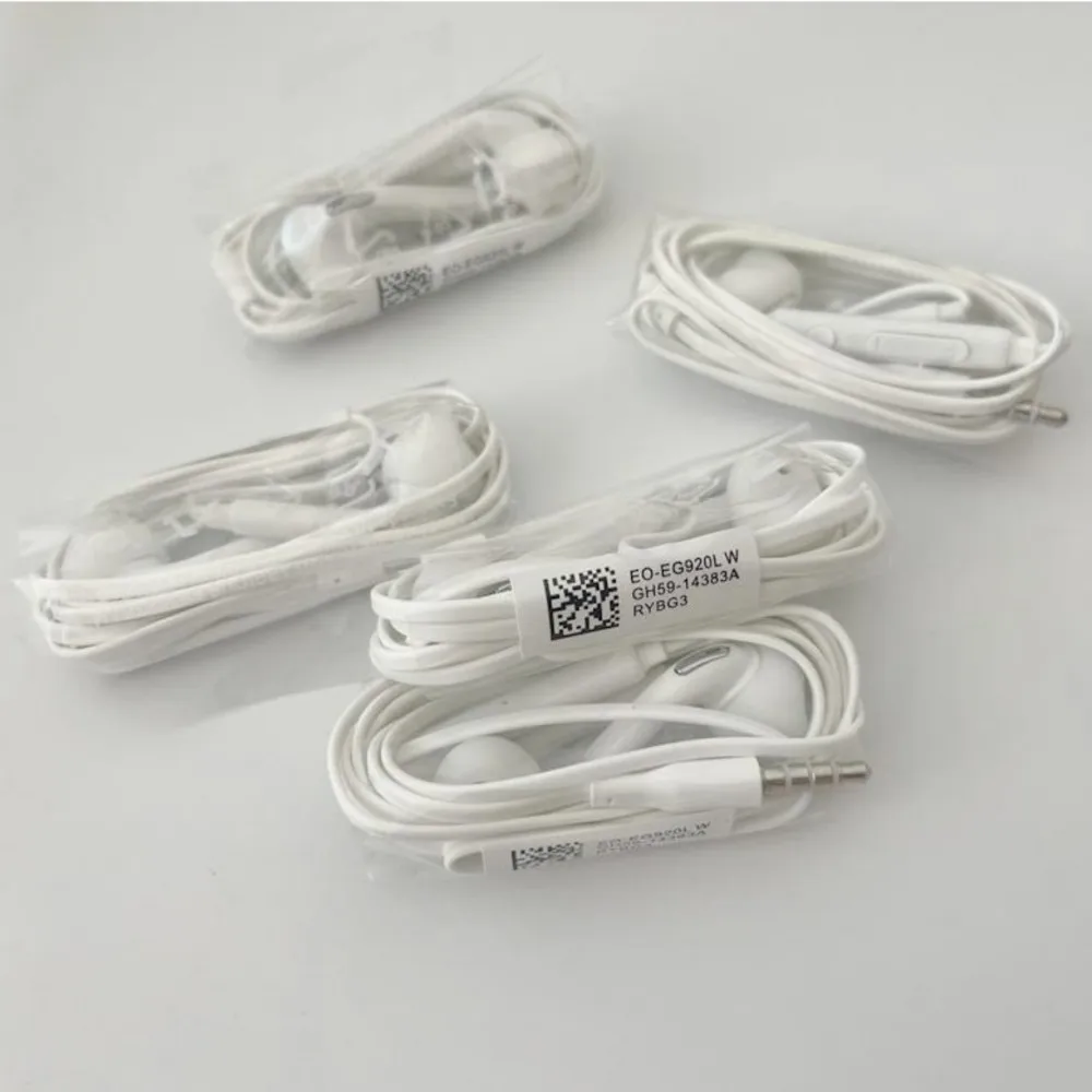 Écouteurs de sport mains libres avec microphone intégré, écouteurs de musique Jack, Samsung Galaxy Dock, S7, S8, 3.5mm, 50 pièces