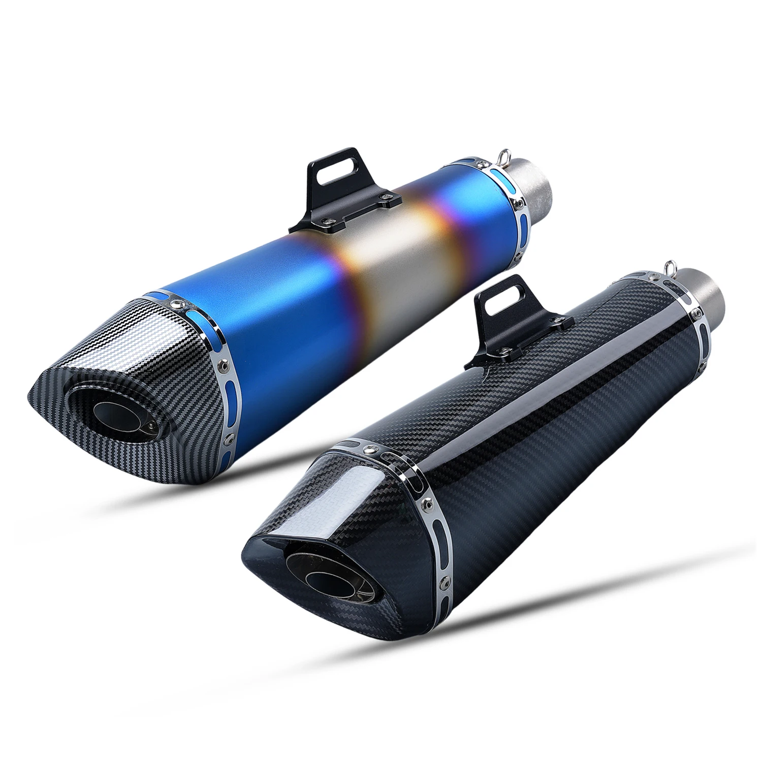 

51mm Universal Motorcycle Exhaust System Modified Escape Muffler with DB killer For ZX6R ZX10R CBR500 Z650 Z900