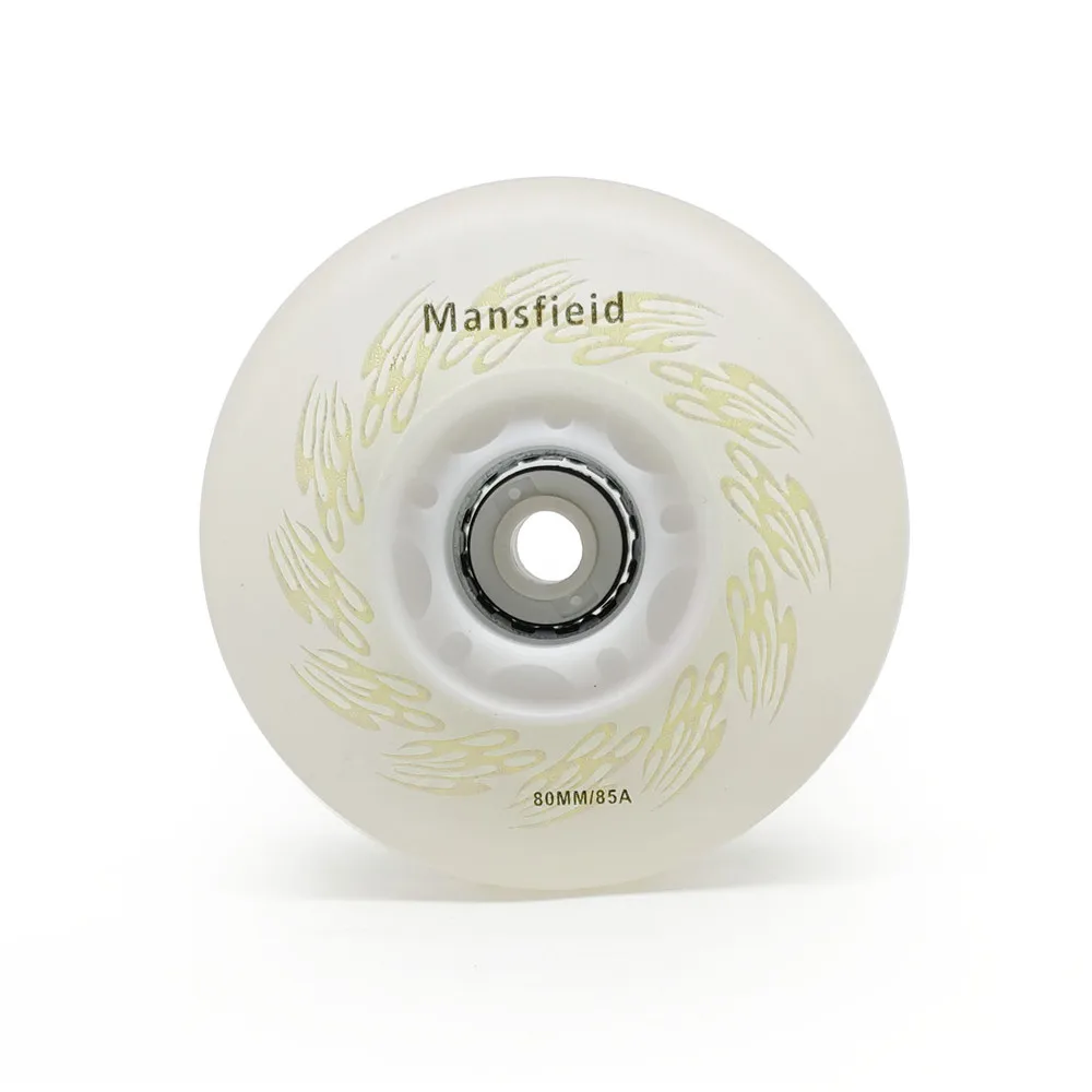 72mm 76mm 80mm LED wheel with Flash Shine roller skates 85A LED flash shining Inline skates wheel White Red Purple Green Colors