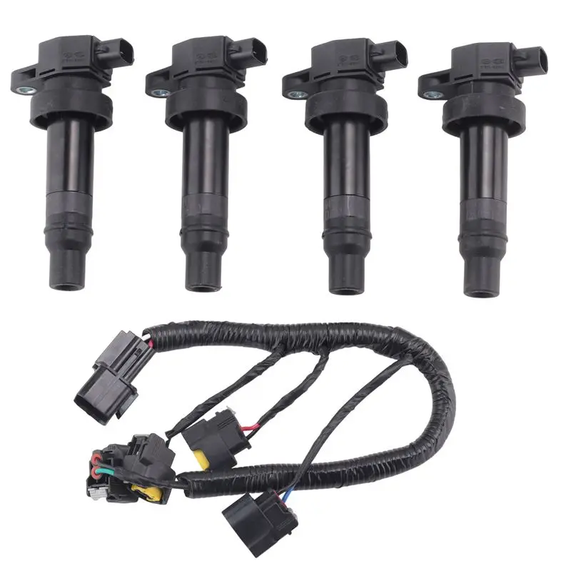 

1Set Car Accessories Ignition Coil With Line High Performance Coil Assembly Fit For Elantra IX35 IX20 I30 Kia Soul Ceed