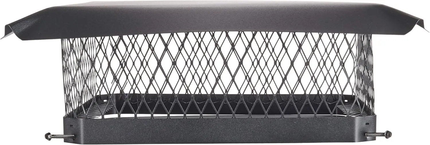 

18x18 Inch Single Flue Chimney Cap, Galvanized Steel, Fully Assembled for Easy Installation