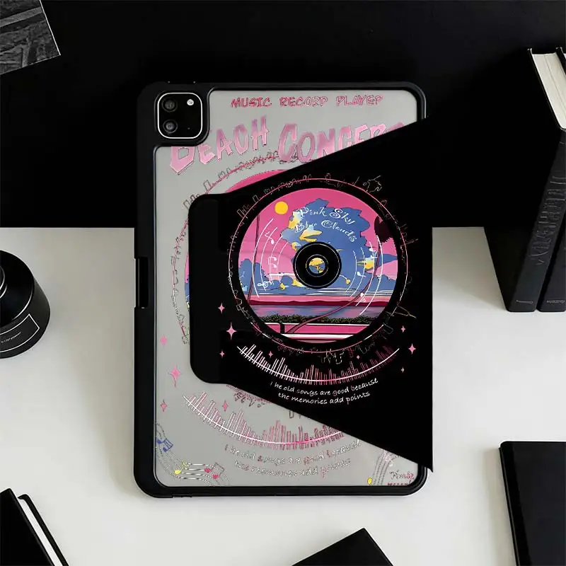 360° Rotate Tri-Fold Smart Case For iPad A16 2025 11 Air11/13 IPad Mini6 8.3 Pro 10.5 Pro11 iPad 10.2 7/8/9 4/5 10.9 10th 6