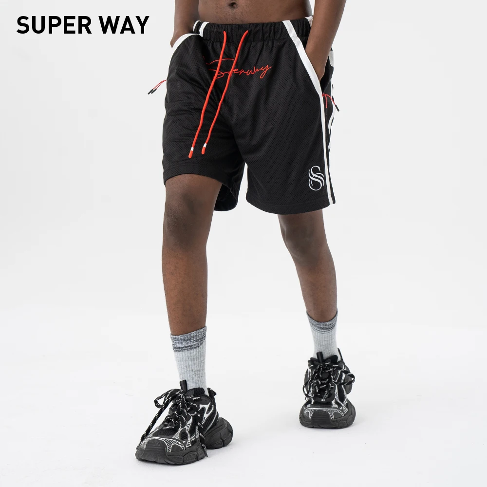 

SUPERWAY Original Design Retro Men's Sports and Leisure Shorts Washable Wide Matsubara Su Speed Drying Street Pants