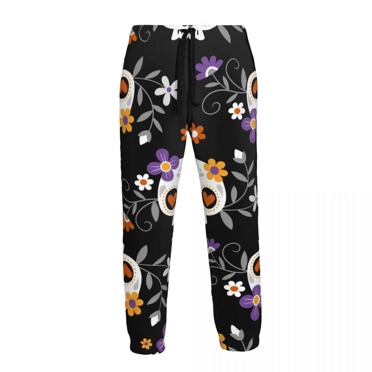 

Men Joggers Pants Cute Sugar Skulls And Flowers Man Sweatpants Streetwear Casual Mens Pants