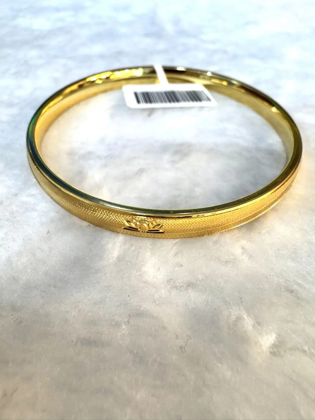 

YIBU Crushed Ice Wealth and Fortune Gourd Open-mouth Gold-plated Real Gold Bracelet