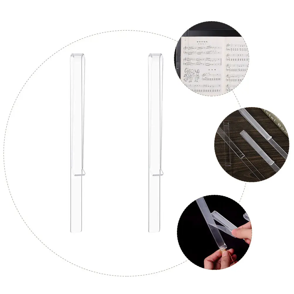 

Universal Sheet Clip Performance Supply Score Fixing Tool Book Stand Folder Accessories Strong Clamping Pressure Portable
