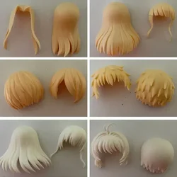 Gsc argila homem cabelo branco modelo ob11 cabelo boneca acessórios