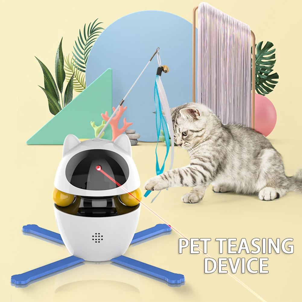 

3 In 1 Automatic Interactive Cat Electric Toys Pet Exercise Rechargeable Toy For Indoor Outdoor