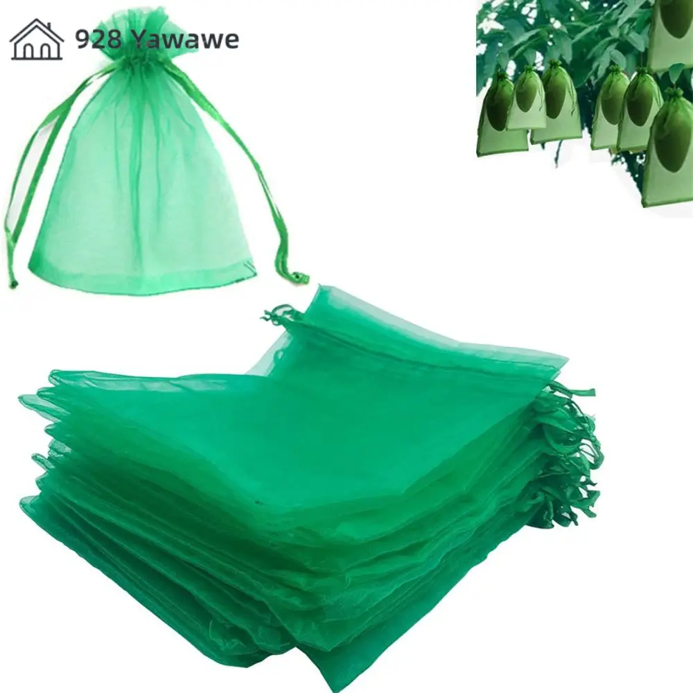 Drawstring Protection Bag Protective Bag Fruit Insect Bag Bird-proof Fruit Grape Protection Bags Fruit Planting Bag