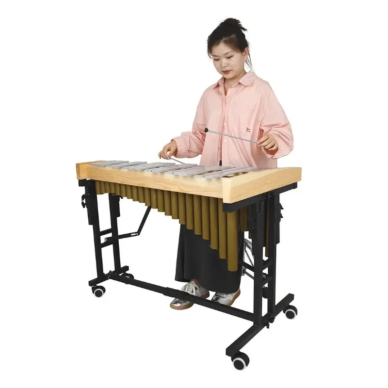 Vibraphone 37-tone aluminum plate piano with bracket pulley adjustable carillon orchestra plays celesta