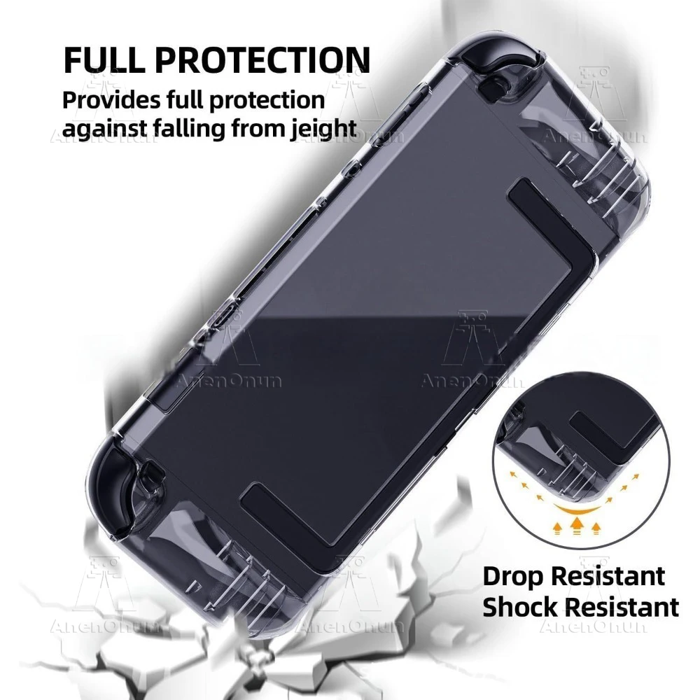 Przezroczyste etui TPU do przełącznika 2 Semi-Wrap Cover Skin Anti-fall Anti-Scratch Antypoślizgowa Ultra-Clear Crystal Miękka powłoka ochronna