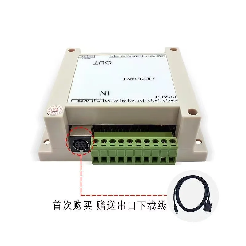 PLC industrial control board FX1N- 14MT 14MR 2-axis 2-way pulse stepper motor controller