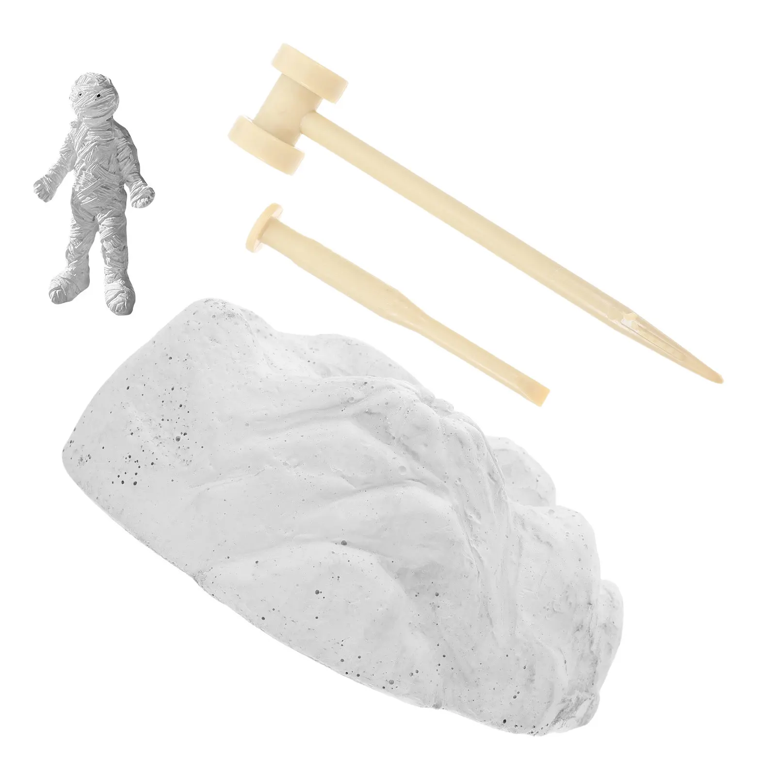 1Set Egyptian Resin Mummy Sculpture Miniature Ancient Decor Desktop Ornament Party Decoration Creative Sandplay Therapy