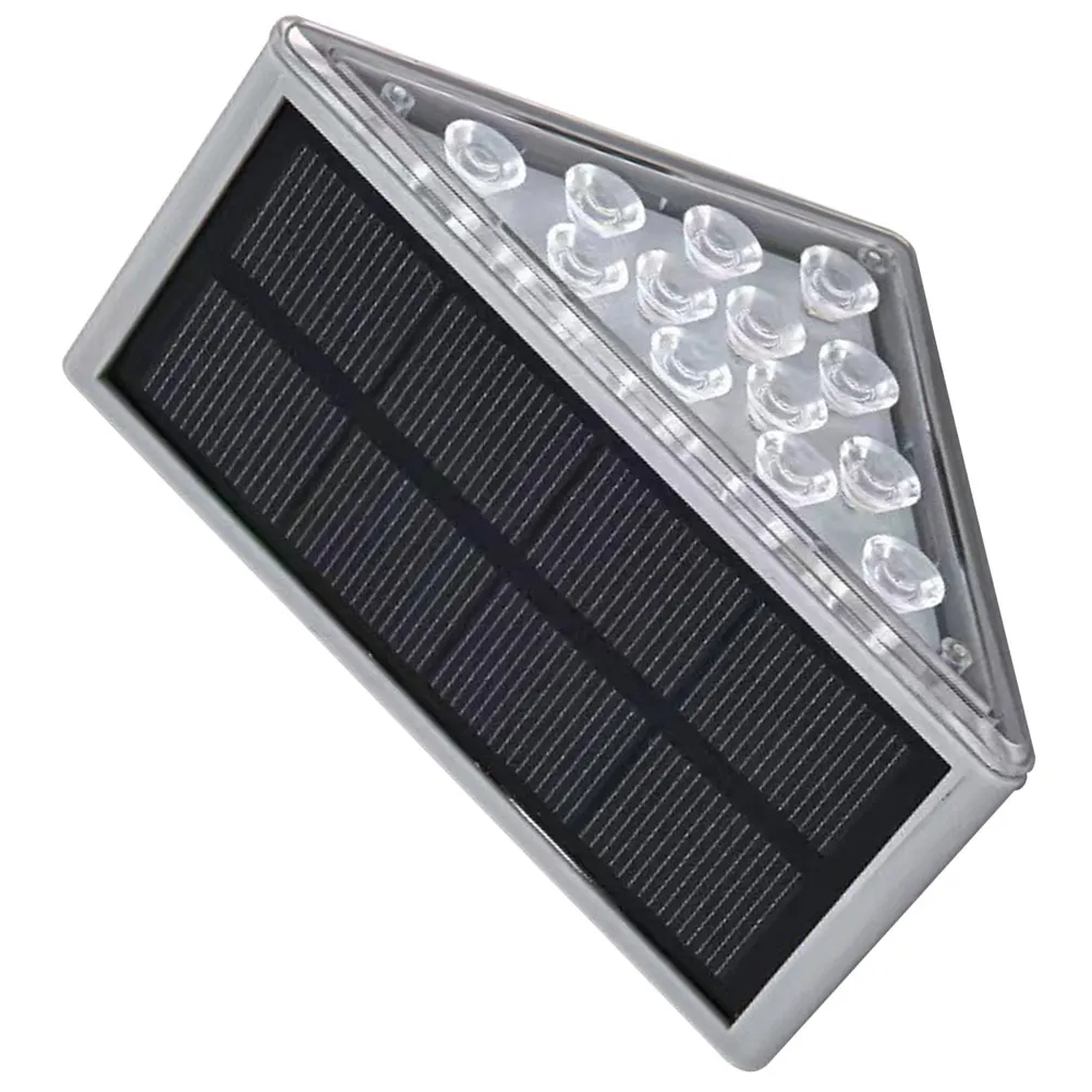 

Outdoor Step Lights Solar Pathway Lighting Landscaping Powered Footlights LED Stair for outside Deck