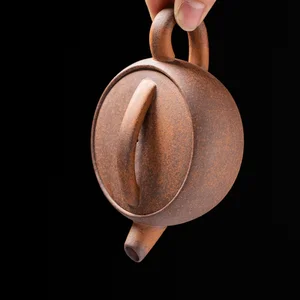 Rude ceramic tea potentiometer, handcrafted tea game, single pot, 120cc, small pot 11 Main Sales Porcelain Bule - №5