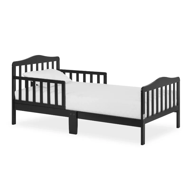 Letto per bambini dal design classico, nero