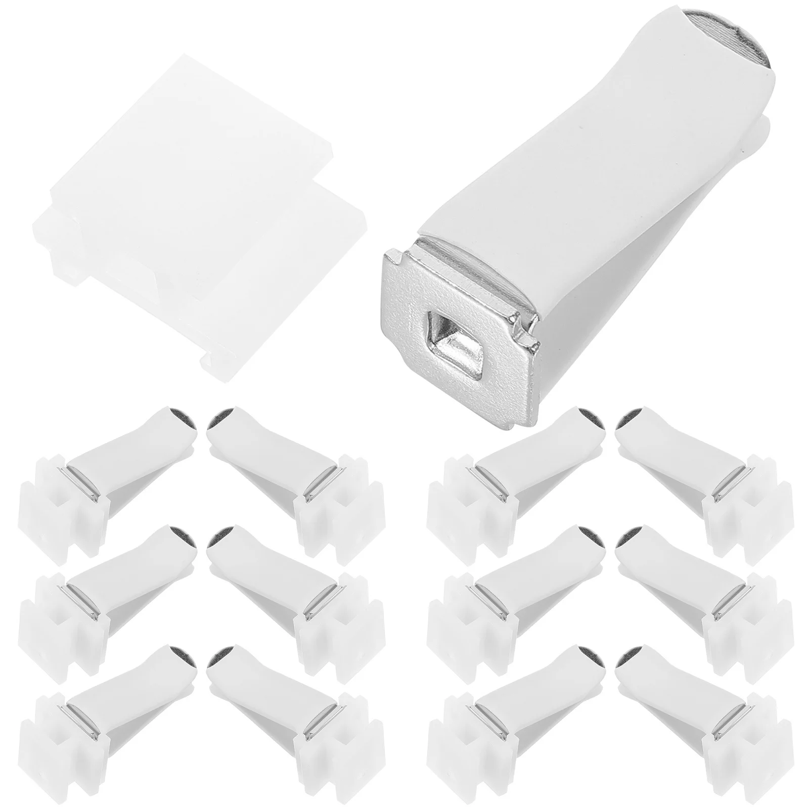 

20Pcs Durable Car Air Vent Clips Square Head Easy Fit Most Vents Practical Stylish Car Interior Decor Vent Clip