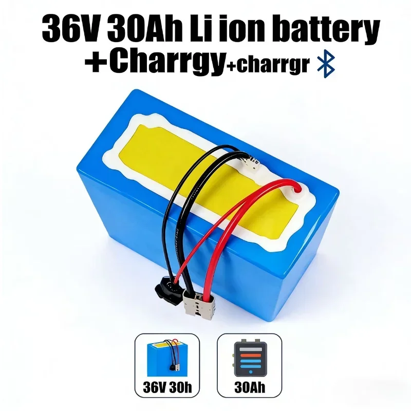 

36V 30Ah Li-ion Battery | 30A/50A BMS Protection | High Capacity Power Source for Electric Wheelchairs, Industrial Forklifts, To