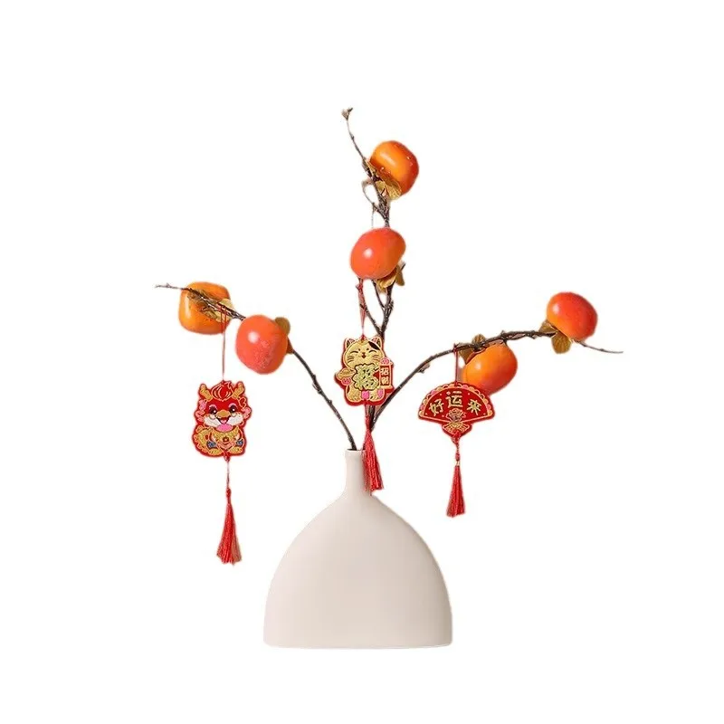 Casa aquecimento caqui desejoso vaso ornamento sala de estar arranjo flor varanda mesa jantar casa criativa