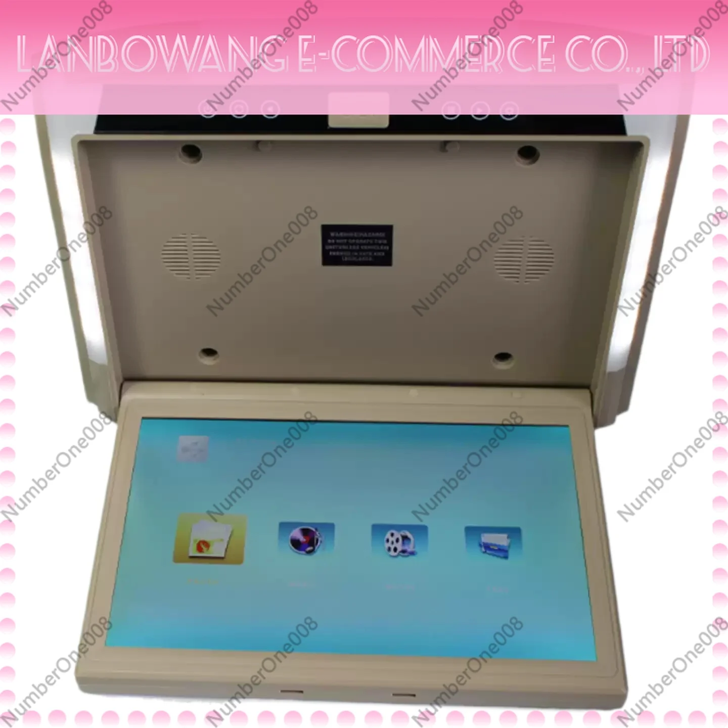 Pantalla Para Carro Car Ceiling Monitor 12.1 Inch 1080P TFT LCD Car Flip Down Monitor Roof Mount MP5 Player Car Accessories