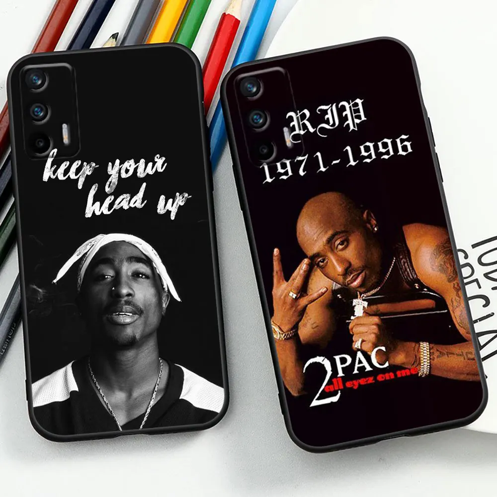 Rapper 2pac singer Tupac Case For Realme Narzo 50I 50A 50 20 GT Neo 2 2T C55 C53 C35 C33 C31 C30 C21 C21Y C20 C15 C12 C11 Cover