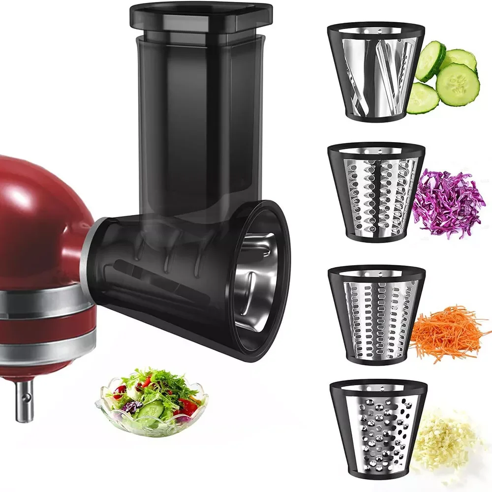 Slicer Shredder Chopper Attachments Cheese Grater Accessories for KitchenAid Stand Mixer